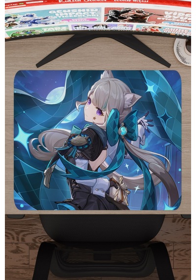 Lynette Genshin Impact Anime Oyuncu V4 - 48x40 Xl Gaming Mouse Pad Fare Altlığı