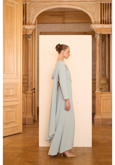Senna Jewel Dress Mint Yeşil