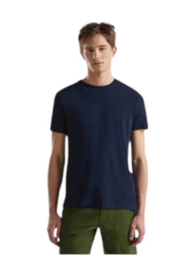 United Colors Of Benetton Erkek T-shırt Ben.39ıvu104ı Mavi 
