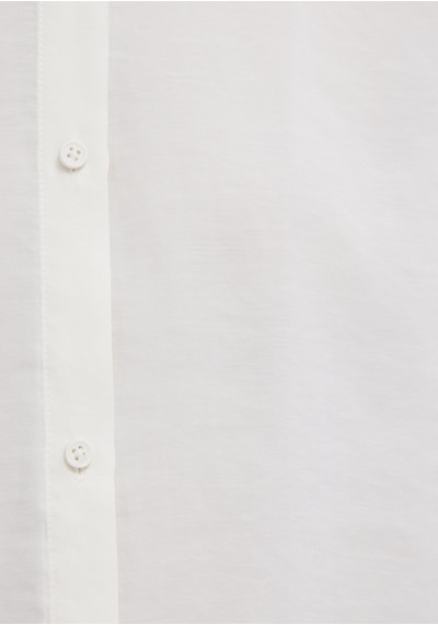 Mavi - Tencel Liyosel Karışımlı Ekru Gömlek 1211374-70057 Ekru