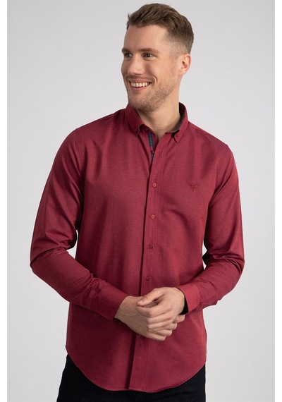 Tudors Erkek Slim Fit Dar Kesim Uzun Kollu Pamuklu Oxford Doku Kolay Ütülenebilir Fuşya Düğmeli Yaka Gömlek-23354 Fuşya Tudors Erkek Slim Fit Dar Kesim Uzun Kollu Pamuklu Oxford Doku Kolay Ütülenebilir Fuşya Düğmeli Yaka Gömlek-23354 Fuşya