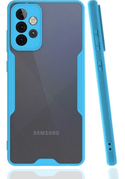 Galaxy A72 Kilif Zore Parfe Kenarlari Pastel Renk Silikon Kilif 504361795
