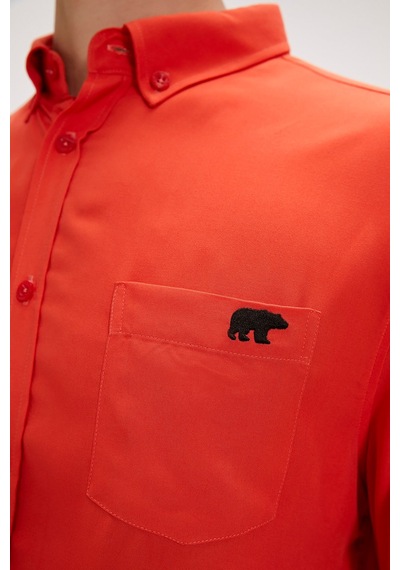 Bad Bear Frank Tarçın Erkek Basic Kısa Kollu Gömlek-tarçın Tarçın