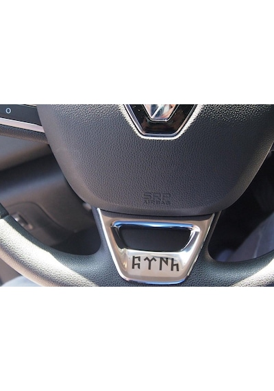 Renault Megane 4 Turk Direksiyon Kromu 2016 ve Üzeri P.Çelik