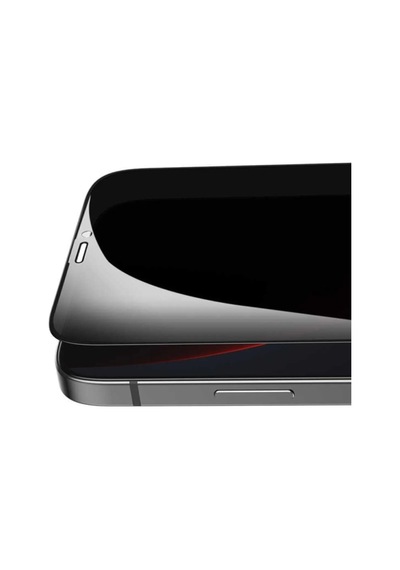 Apple iPhone Uyumlu  12 Pro Max Hayalet Ekran Koruyucu 9h Tam Kapatan Gizleyen Kırılmaz Cam