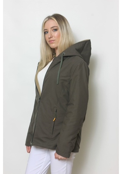 CottonCool Kadın Içi Polar Mont Haki