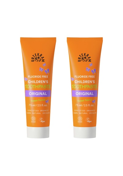 Organik Çocuk Diş Macunu Tatlı Rezene 2'li X 75 Ml Çürük Önleyici