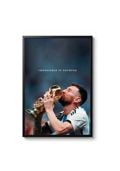 Lionel Messi İmkansız Bir Hiçtir Tasarım Tablo