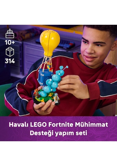 LEGO® Fortnite® Mühimmat Desteği 77080 - 10 Yaş ve Üzeri Çocuklar için 3 Minifigür İçeren Yaratıcı Oyuncak Yapım Seti (314 Parça)