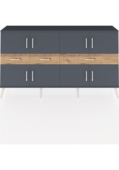 Arges Konsol 5 Raflı 3 Çekmeceli 8 Kapaklı 176x30x99 Antrasit-antrasit/çam Antrasıt/atlas Çam - Antrasıt Arges Konsol 5 Raflı 3 Çekmeceli 8 Kapaklı 176x30x99 Antrasit-antrasit/çam Antrasıt/atlas Çam - Antrasıt