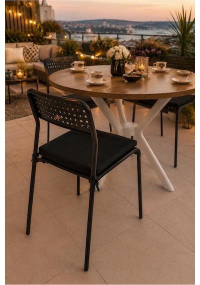 Çam 4 Kişilik Minderli Balkon Takımı, Balkon Masası, Balkon Sandalyesi, Yuvarlak Masa, Yemek Masası, Mutfak Masa Sandalye Takımı, 4 Sandalye 1 Ma Çam/beyaz-siyah Çam 4 Kişilik Minderli Balkon Takımı, Balkon Masası, Balkon Sandalyesi, Yuvarlak Masa, Yemek Masası, Mutfak Masa Sandalye Takımı, 4 Sandalye 1 Ma Çam/beyaz-siyah