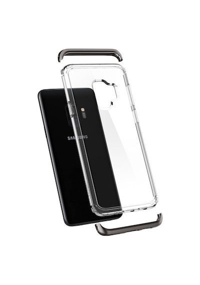 Spigen Galaxy Uyumlu S9 Kılıf Neo Hybrid Nc Crystal Gunmetal