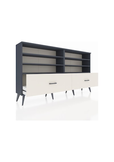 Arges Konsol 6 Raflı 2 Çekmeceli 176x30x99 Antrasit-antrasit/ayt Antrasit-antrasit/aytaşı Arges Konsol 6 Raflı 2 Çekmeceli 176x30x99 Antrasit-antrasit/ayt Antrasit-antrasit/aytaşı
