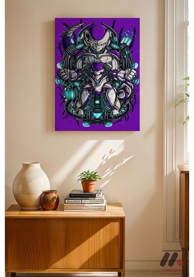 Dragon Ball Mecha Frieza Poster, Çerçevesiz Yüksek Kalite Duvar Afişi - Anime Severlere Özel Hediye
