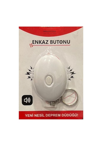 Yüksek Ses Acil Durum Panik Butonu Kişisel Güvenlik Alarmı Deprem Enkaz Düdüğü Yaşlı Engelli Ço