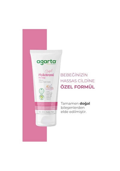 Agarta Doğal Pişik Kremi  100 ML