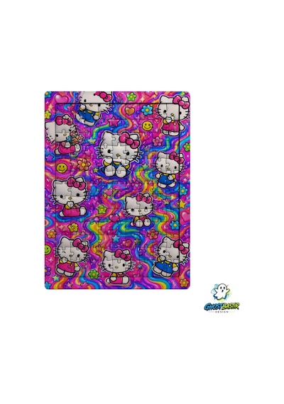 Hello Kitty 99 Parça Ayaklı Puzzle Dekoratif Çocuk Yapbozu 0215