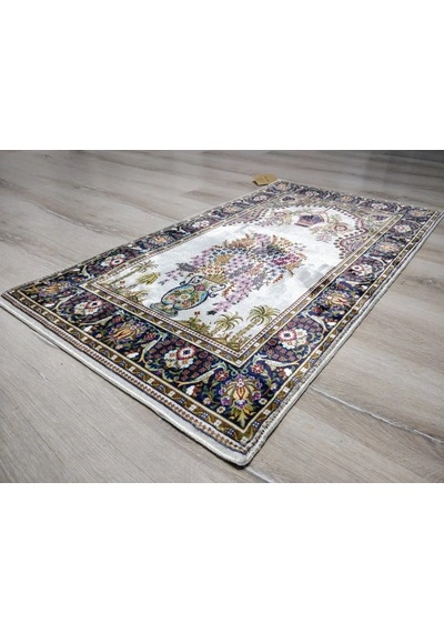Bambu Halı Seccade Sec13 Krem Namazlık 70x110 Cm