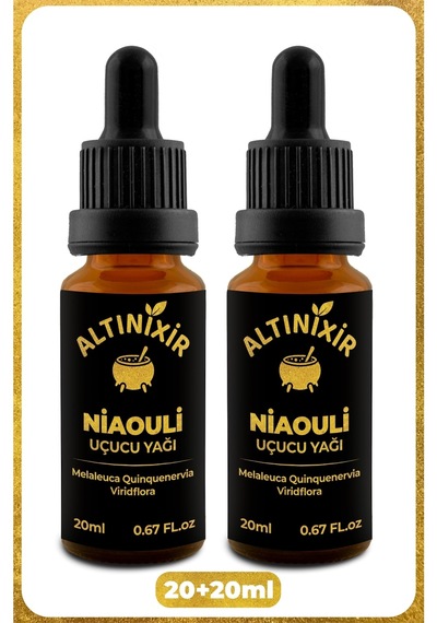 Nioli Uçucu Yağı %100 Saf Sertifaklı 2x20ml Niaouli Uçucu Yağı Diğer