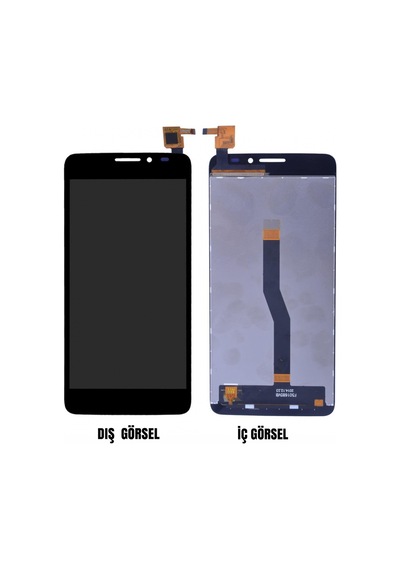 Teknonet General Mobile Discovery 2 Plus Uyumlu Lcd+dokunmatik - Siyah