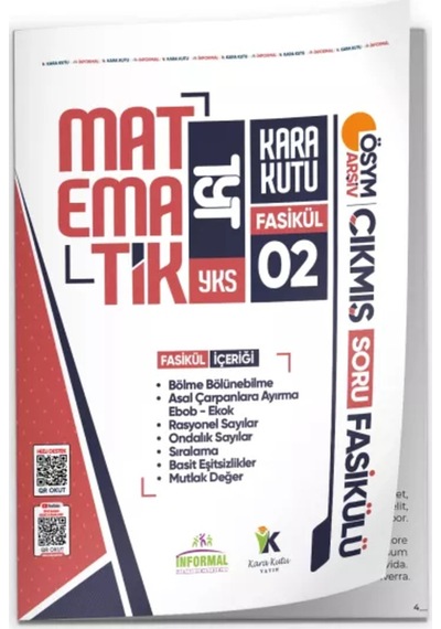 2026 YKS-TYT Matematik Kara Kutu 8li Fasikül Seti ÖSYM Çıkmış Soru Bankası Çözümlü Modüler Paket