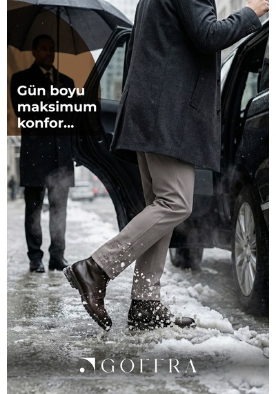 Goffra Erkek North Esnek Relaxed Beli Lastikli Jogger Pantolon Açık Kahverengi M702-r0311-02 Açık Kahverengi
