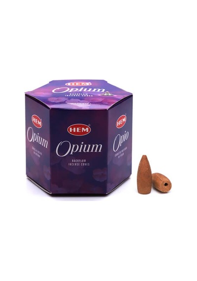 Hem Geri Akışlı Şelale Tütsü Konileri Opium (Afyon) Aromalı 40 Adet
