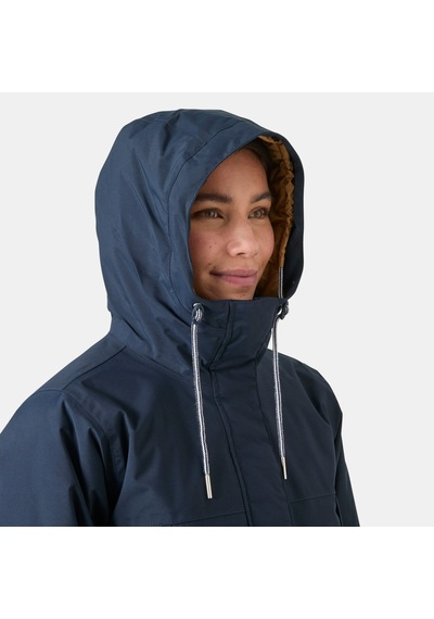 Helly Hansen W Hvaler Ins Yağmurluk Palto Lacivert