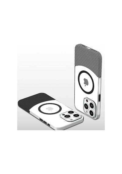 Apple iPhone  Uyumlu  16 Plus Carbon Puzzle Magsafe Kapak - Pembe