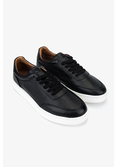 Valmenti Erkek Hakiki Deri Siyah Floter Sneakers & Spor Ayakkabı 04 4406 Erk Ayk Y26 Sıyah Fltr