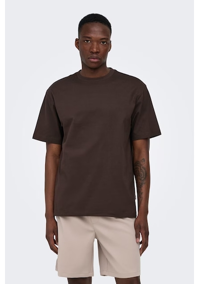 Only & Sons Onsfred % 100 Pamuk Relaxed Fit Bisiklet Yaka T Shirt Erkek T Shirt 22022532 Koyu Kahve Only & Sons Onsfred % 100 Pamuk Relaxed Fit Bisiklet Yaka T Shirt Erkek T Shirt 22022532 Koyu Kahve