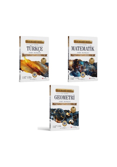 Bilgi Sarmal Üniversiteye Hazırlık Türkçe - Matematik - Geometri İlk Aşama Maarif Soru Bankası Set 3 Kitap