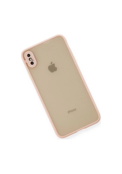 Mepa Apple, Uyumlu iPhone Xs Max Kılıf Montreal Silikon Kapak - Pembe Najmaddin standart