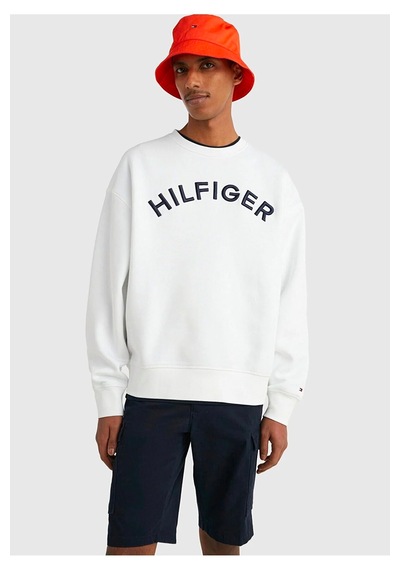 Tommy Hilfiger .erkek .sweatshirt Beyaz