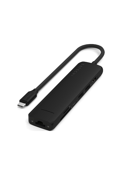 Satechi 7 İn 1 Usb-c Slim Multiport Adaptör Ethernet Siyah St-p7sk