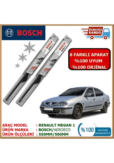 Renault Megane 1 Ön Silecek Takımı