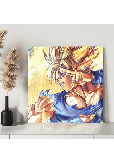 Dragon Ball Sarı Kanvas Tablo