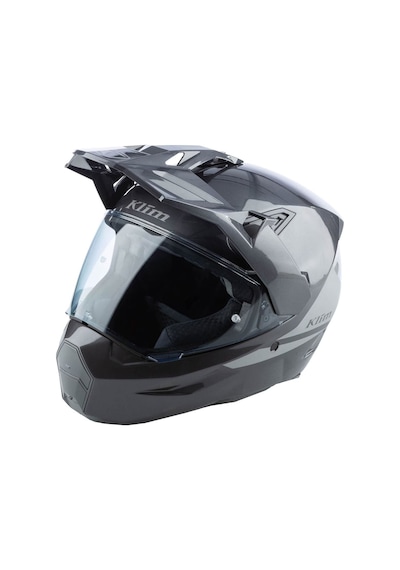 Klim X1 Alpha Carbon Korumalı ADV Motosiklet Kaskı Metalik Gri