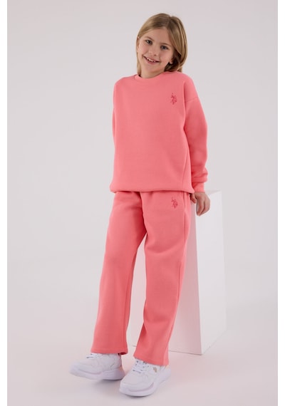 U.S. Polo Assn. U.s. Polo Assn Kız Çocuk Pembe Eşofman Takımı Us2301-c-v1 Pembe