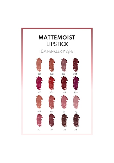 Note Cosmetique Mattemoist Lipstick Mat Bitişli Ruj 312 Happy Tan - Nude