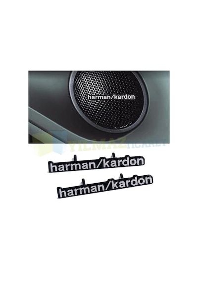 Harman Kardon Hoparlör Logo Amblem Tırnaklı Metal 2 Adet Yüksek Kalite