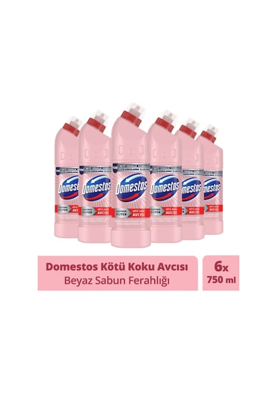 Çamaşır Suyu Beyaz Sabun Ferahlığı 750 Ml X 6 Adet Diğer