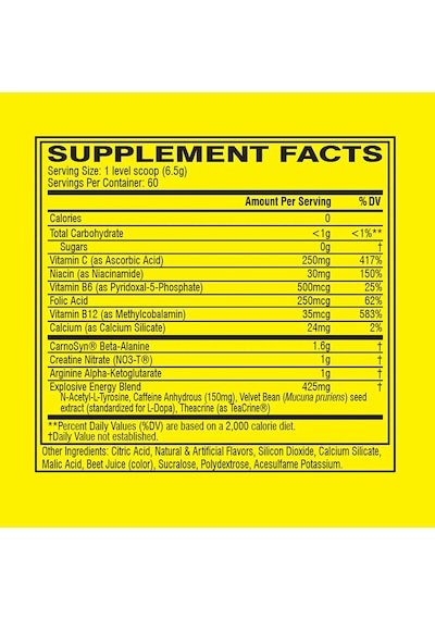 Cellucor C4 Preworkout / 30serv 195 G