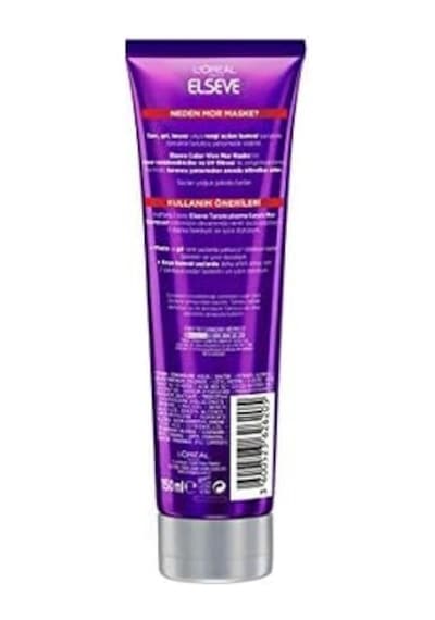 Turunculaşma Karşıtı Renk Düzeltici Mor Maske 150 Ml