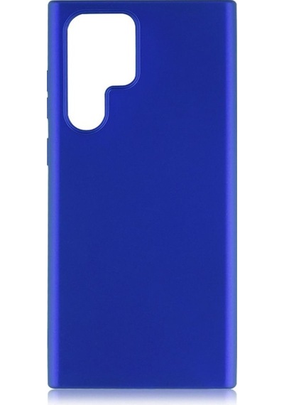 Galaxy S22 Ultra Kılıf Zore Premier Silikon Kapak Saks Mavi