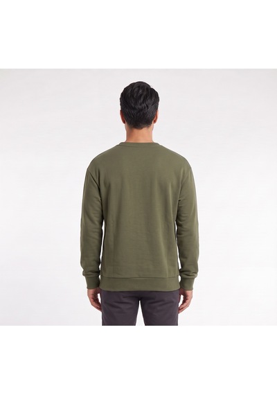 Blow Up California Baskılı Haki Erkek Sweatshirt 12117 Siyah