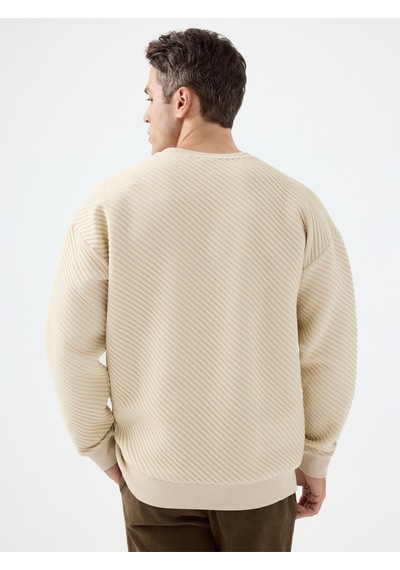 Erkek Sweat Lf2038599 Lıght Beıge