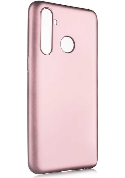 Realme 5 Pro Kılıf Zore Premier Silikon Kapak Saks Mavi