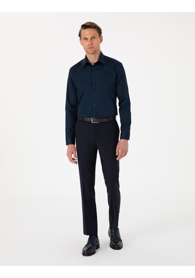 Pierre Cardin Erkek Lacivert Gömlek Basic 50302972-vr033 Lacivert