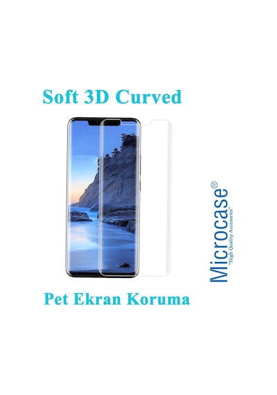 Microcase Huawei Mate 20 Pro Full Ekran Koruma Curved 3D Pet Film
